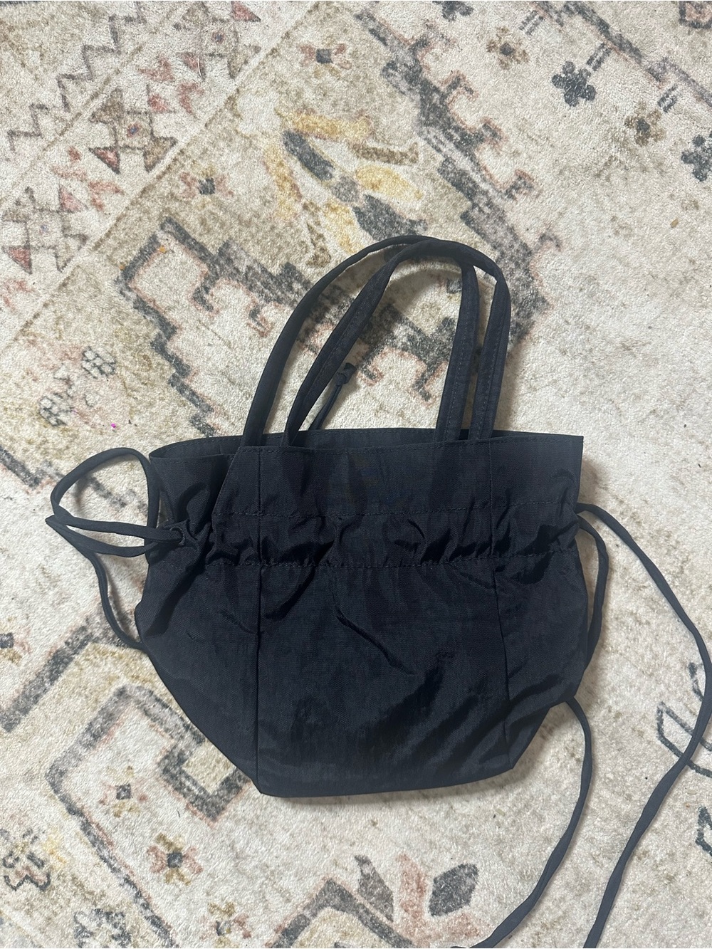 BAGGU Drawstring bag (black)